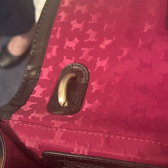 Radley London, black shoulder length strap purse. - Picture 8 of 8